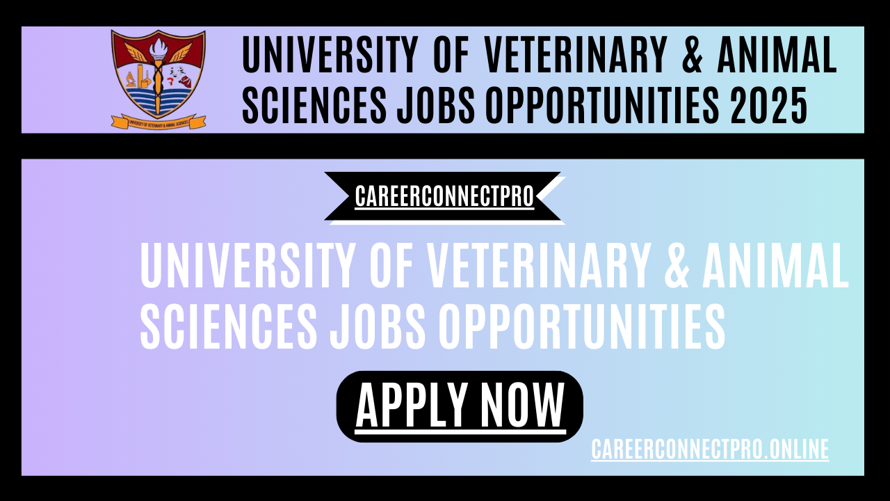 University of Veterinary & Animal Sciences Jobs Opportunities